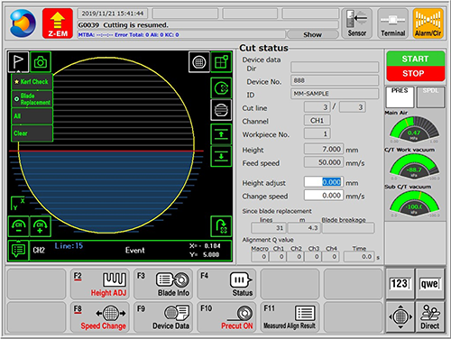 Wafer mapping