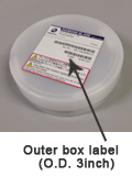 Location displayed:Outer box label（O.D. 3inch）