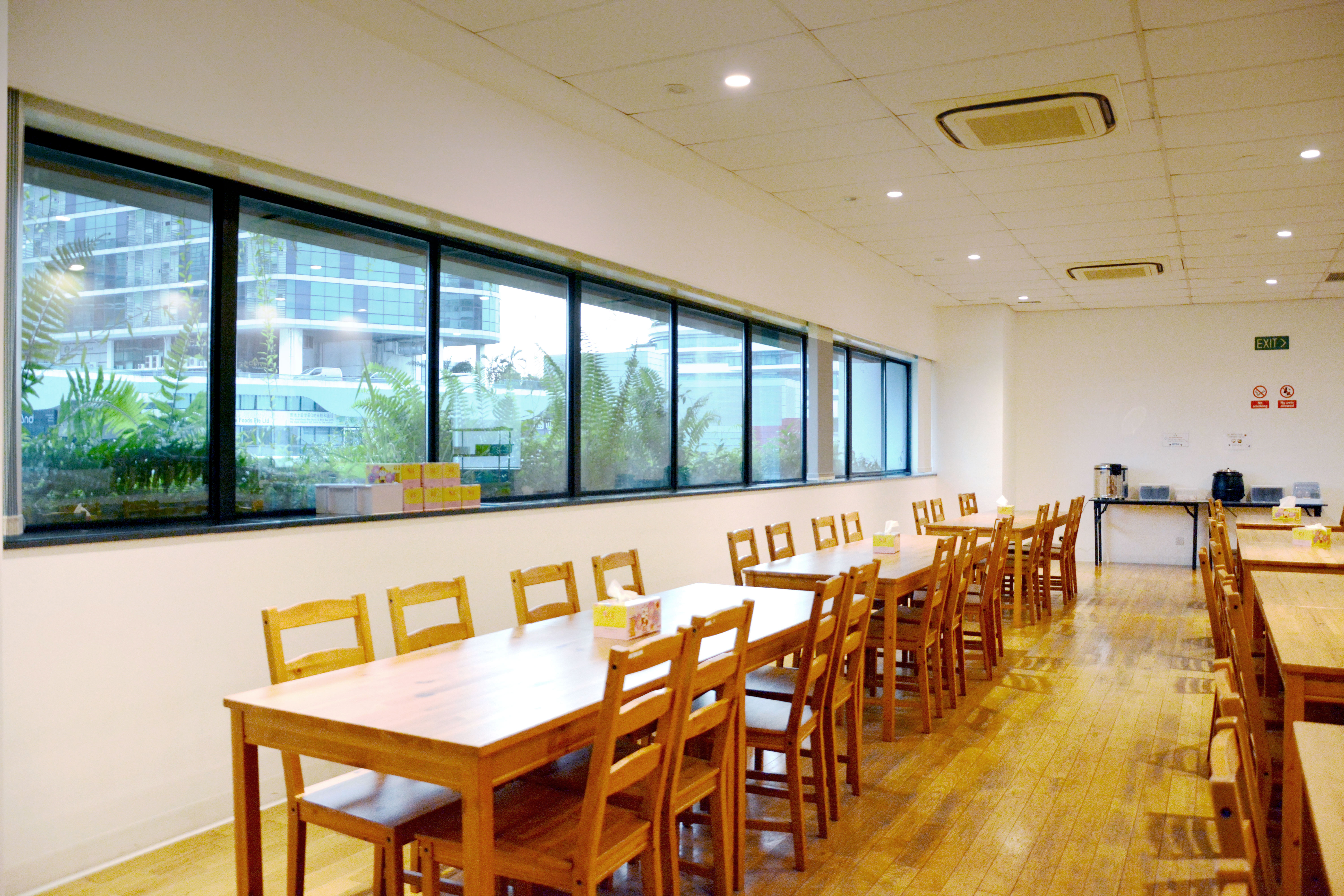 Cafeteria in Singapore training center
